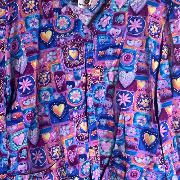 Multicolor Scrub Jacket - Picture 2 of 3